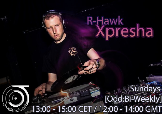 R-Hawk at the controls of his internet radio show.